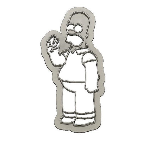 3D Model to Print Your Own Homer Cookie Cutter DIGITAL FILE ONLY
