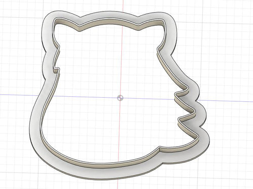 3D Printed Horse Head Outline Cookie Cutter