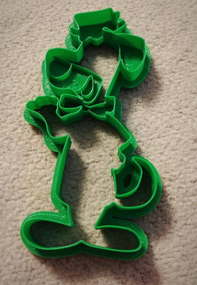 3D Printed Cookie Cutter Inspired by Hanna-Barberra Huckleberry Hound