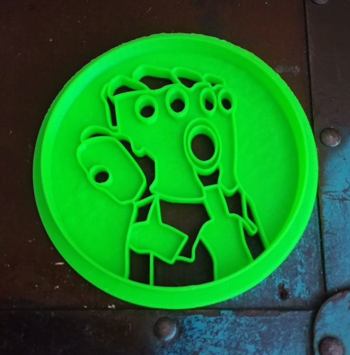 3D Printed Cookie Cutter Inspired by the Infinity Gauntlet