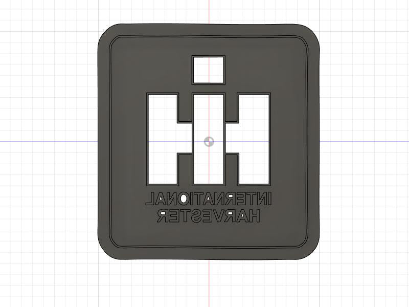 3D Printed Cookie Cutter Inspired by International Harvester logo