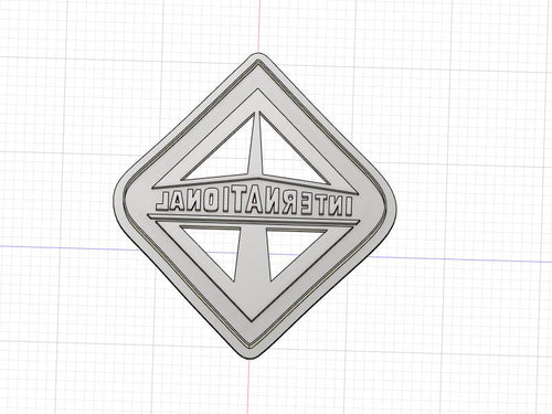 3D Printed Cookie Cutter Inspired by International logo