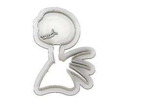 3D Printed Cookie Cutter Inspired by Nightmare Before Christmas Jack Skellington