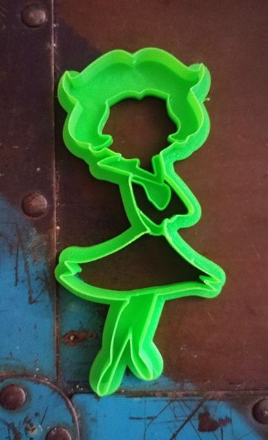 3D Printed Cookie Cutter Inspired by Hanna-Barberra Jane Jetson