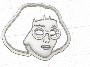 3D Printed  Cookie Cutter Inspired by Ghostbusters Janine Melnitz