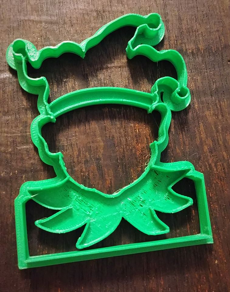 3D Printed Jester Cookie Cutter