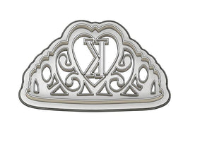 3D Printed Crown with a K Cookie Cutter