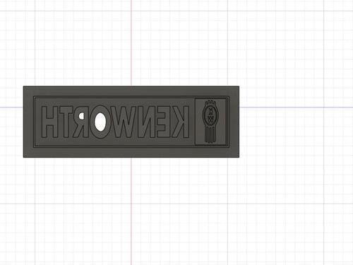 3D Printed Cookie Cutter Inspired by Kenworth Logo