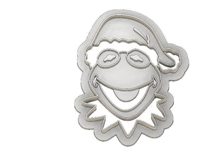3D Printed Cookie Cutter Inspired by Christmas Kermit the Frog