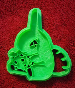 3D Printed Cookie Cutter Inspired byPokemon Larvitar Sitting