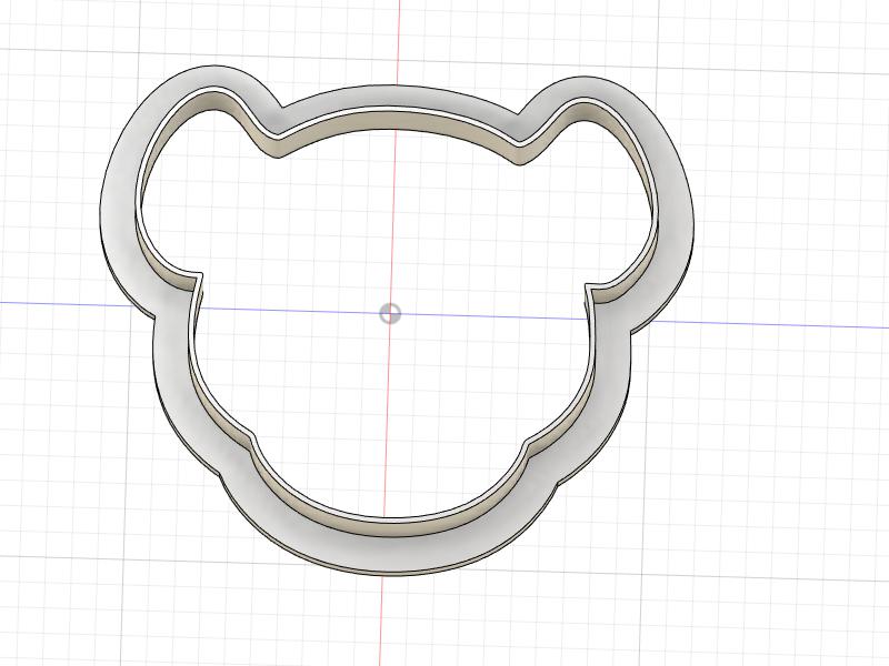 3D Printed Leopard Cookie Cutter