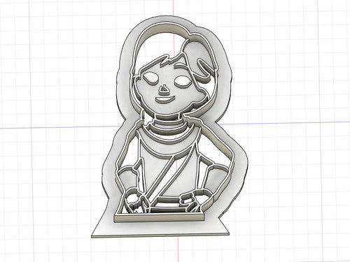 Printed Cookie Cutter Inspired by Dragons Rescue Riders Leyla