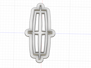 3D Printed Cookie Cutter Inspired by Lincoln Emblem