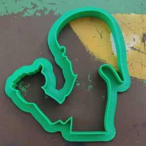 3D Printed Cookie Cutter Inspired by Legend of Zelda Link with Orcarina