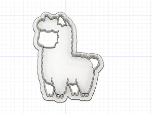 3D Printed Llama Cookie Cutter