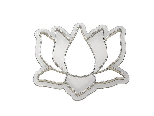 3D Printed Lotus Flower Cookie Cutter