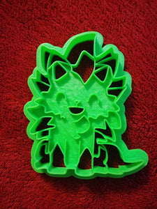 3D Printed Cookie Cutter Inspired byPokemon Lycanroc