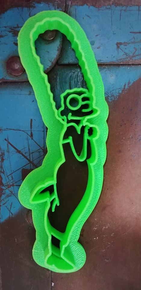 3D Printed Cookie Cutter Inspired by Marge Simpson