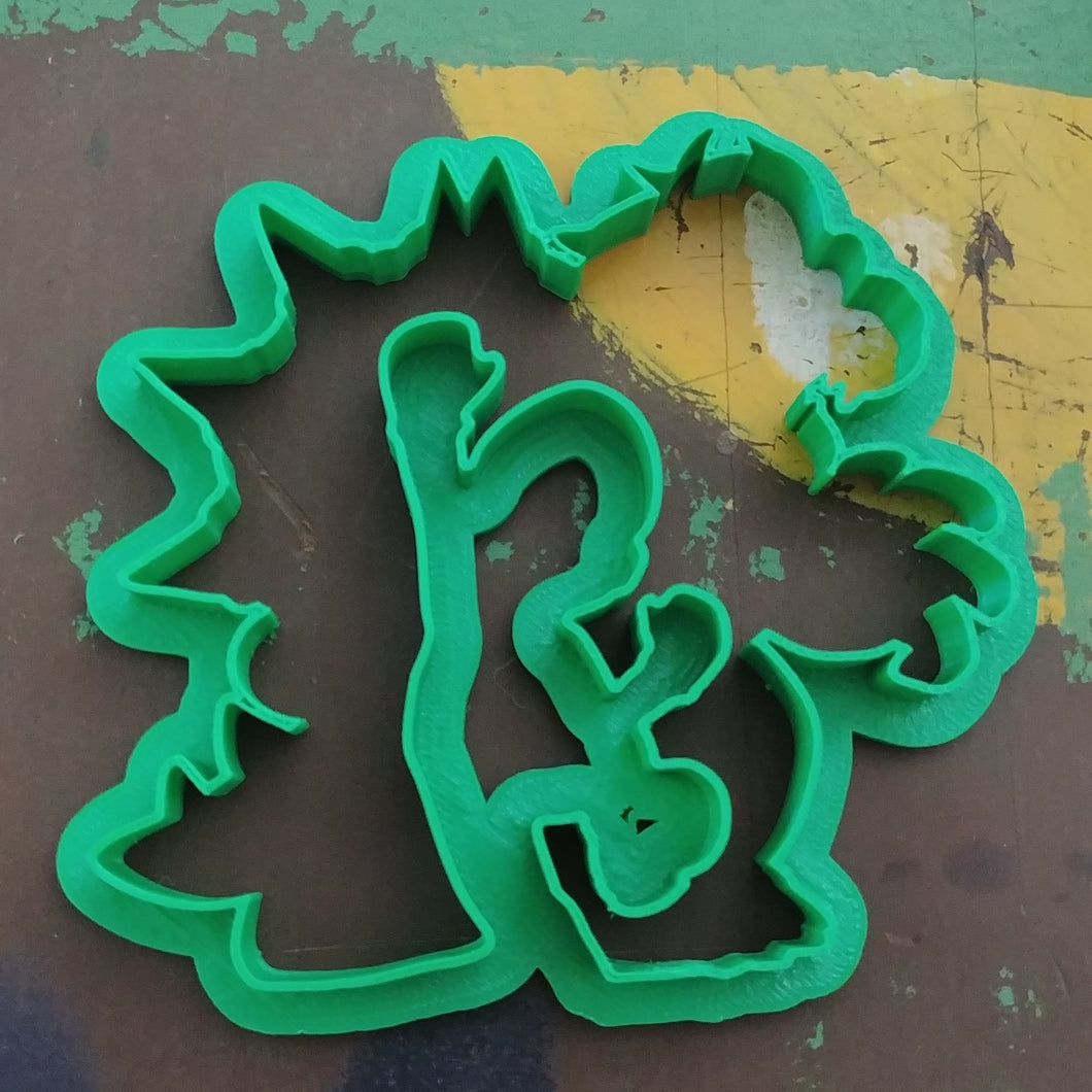 3D Printed Cookie Cutter Inspired by Super Mario Mario in Bowser