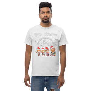 Hogwarts Christmas Abbey Road Men's classic tee