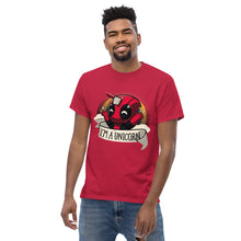Load image into Gallery viewer, Marvel Deadpool Is A Unicorn Men&#39;s classic tee