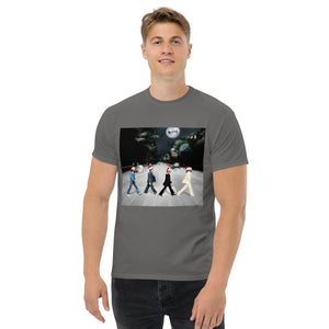 Fab Four Abbey Road Christmas Men's classic tee