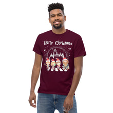 Load image into Gallery viewer, Hogwarts Christmas Abbey Road Men&#39;s classic tee