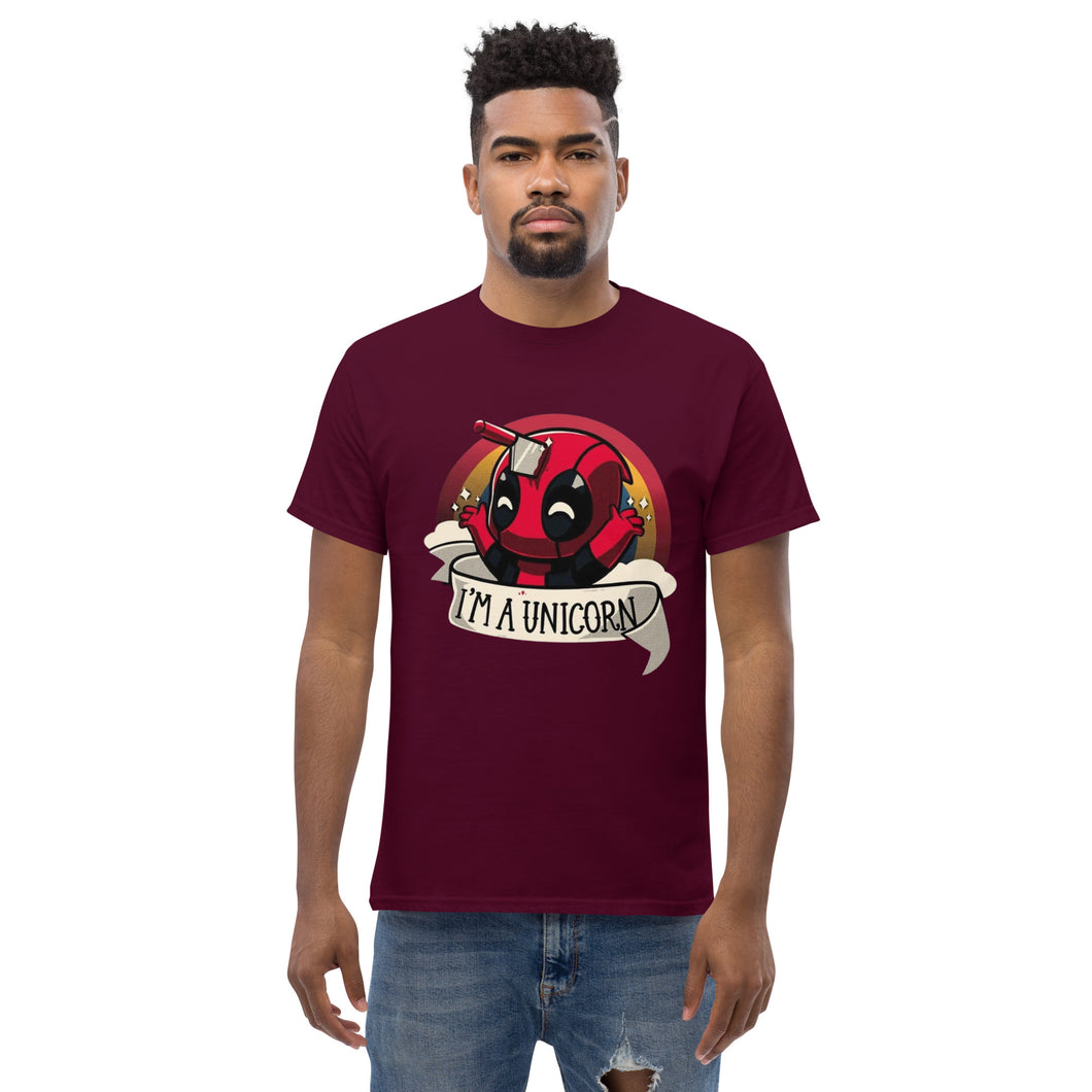 Marvel Deadpool Is A Unicorn Men's classic tee