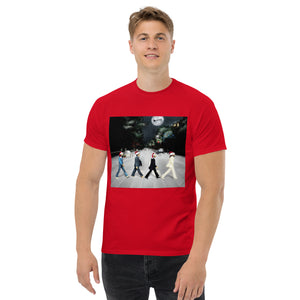 Fab Four Abbey Road Christmas Men's classic tee