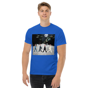 Fab Four Abbey Road Christmas Men's classic tee