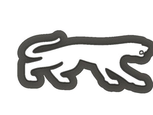 3d Printed Cookie Cutter Inspired by Mercury Cougar Emblem