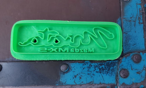 3D Printed Cookie Cutter Inspired by Mazda Miata MX-5 Emblem