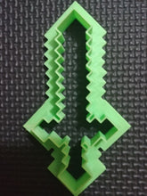 Load image into Gallery viewer, 3D Printed Cookie Cutter Inspired by Minecraft Sword