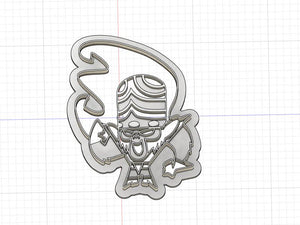3D Printed Cookie Cutter  Inspired by Power Puff Girls Mojo Jojo