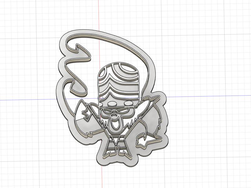 3D Printed Cookie Cutter  Inspired by Power Puff Girls Mojo Jojo