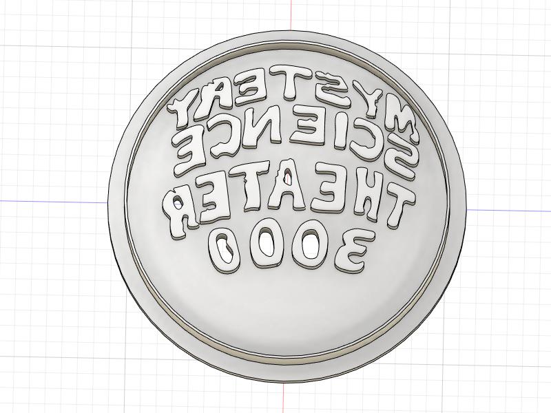 3D Printed Cookie Cutter Inspired by Mystery Science Theater 3k Moon