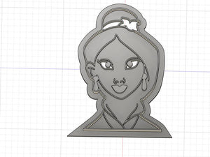3D Printed  Cookie Cutter Inspired by Mulan
