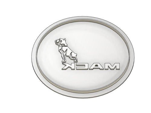 3D Printed Cookie Cutter Inspired by Newer Mack Truck Logo