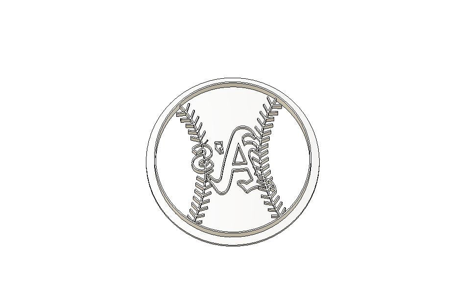 3D Printed Cookie Cutter Inspired by the Oakland A's