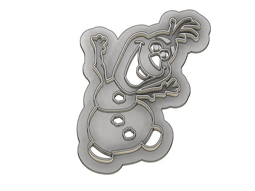 3D Printed Cookie Cutter Inspired by Olaf