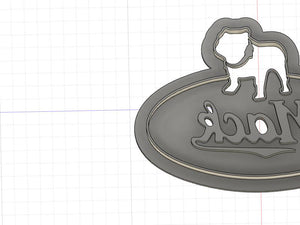 3D Printed Cookie Cutter Inspired by Older Mack Truck Logo