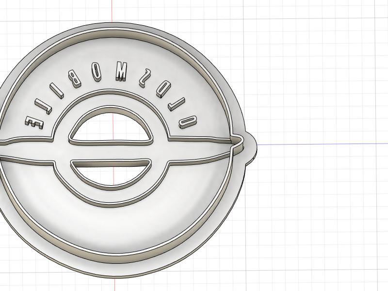 3D Printed Cookie Cutter Inspired by Oldsmobile Emblem