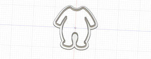 3D Printed Onesie Cookie Cutter