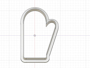 3D Printed Oven Mitt Cookie Cutter