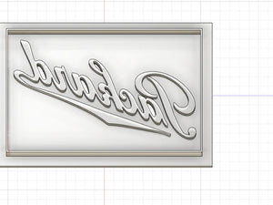 3D Printed Cookie Cutter Inspired by Packard Emblem