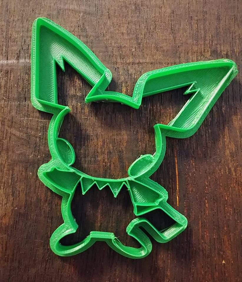 3D Printed Cookie Cutter Inspired by Pokemon Pichu
