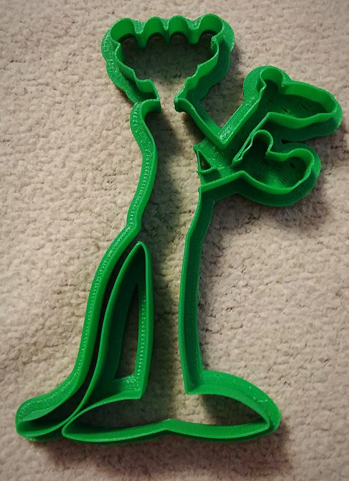 3D Printed Cookie Cutter Inspired by Pink Panther