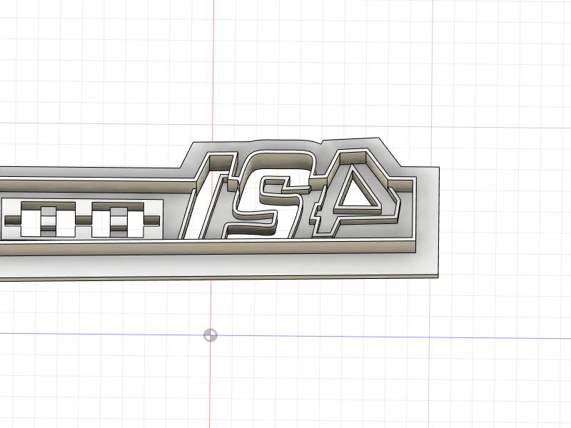 3D Printed Cookie Cutter Inspired by Pontiac 421 Emblem