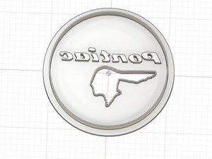 3D Printed Cookie Cutter Inspired by 1930 to 1959 Pontiac Emblem