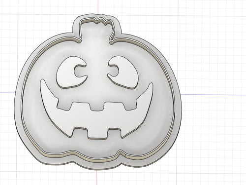 3D Printed Silly Jack O Lantern Cookie Cutter
